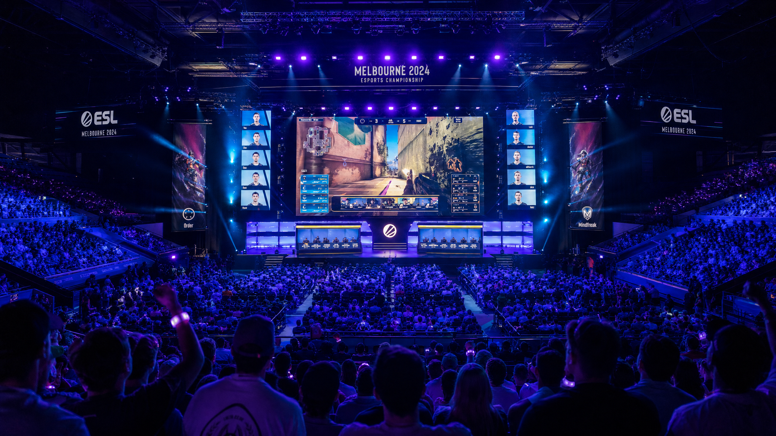 Esports tournament arena Melbourne